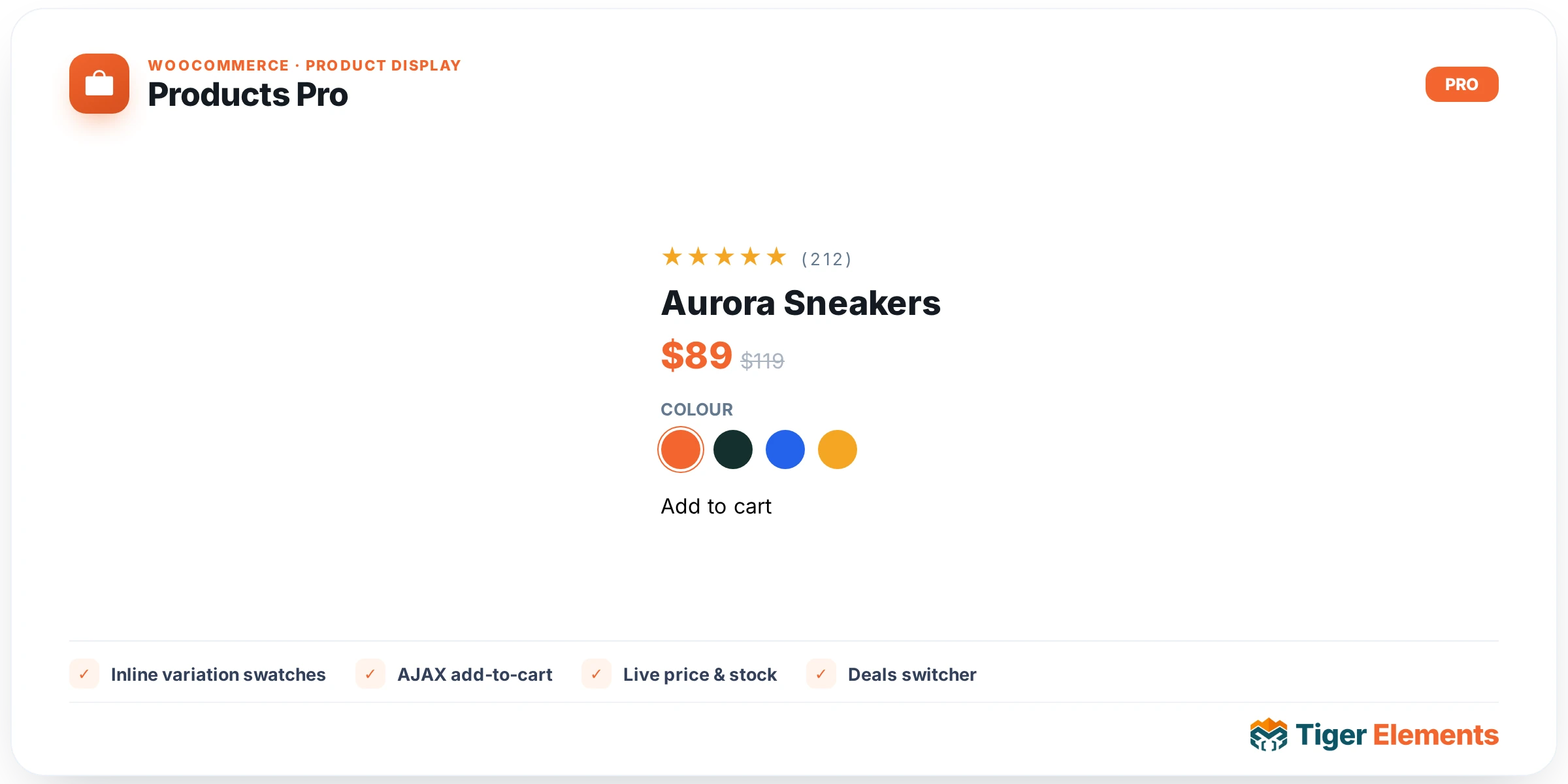 Products Pro — features, presets and options