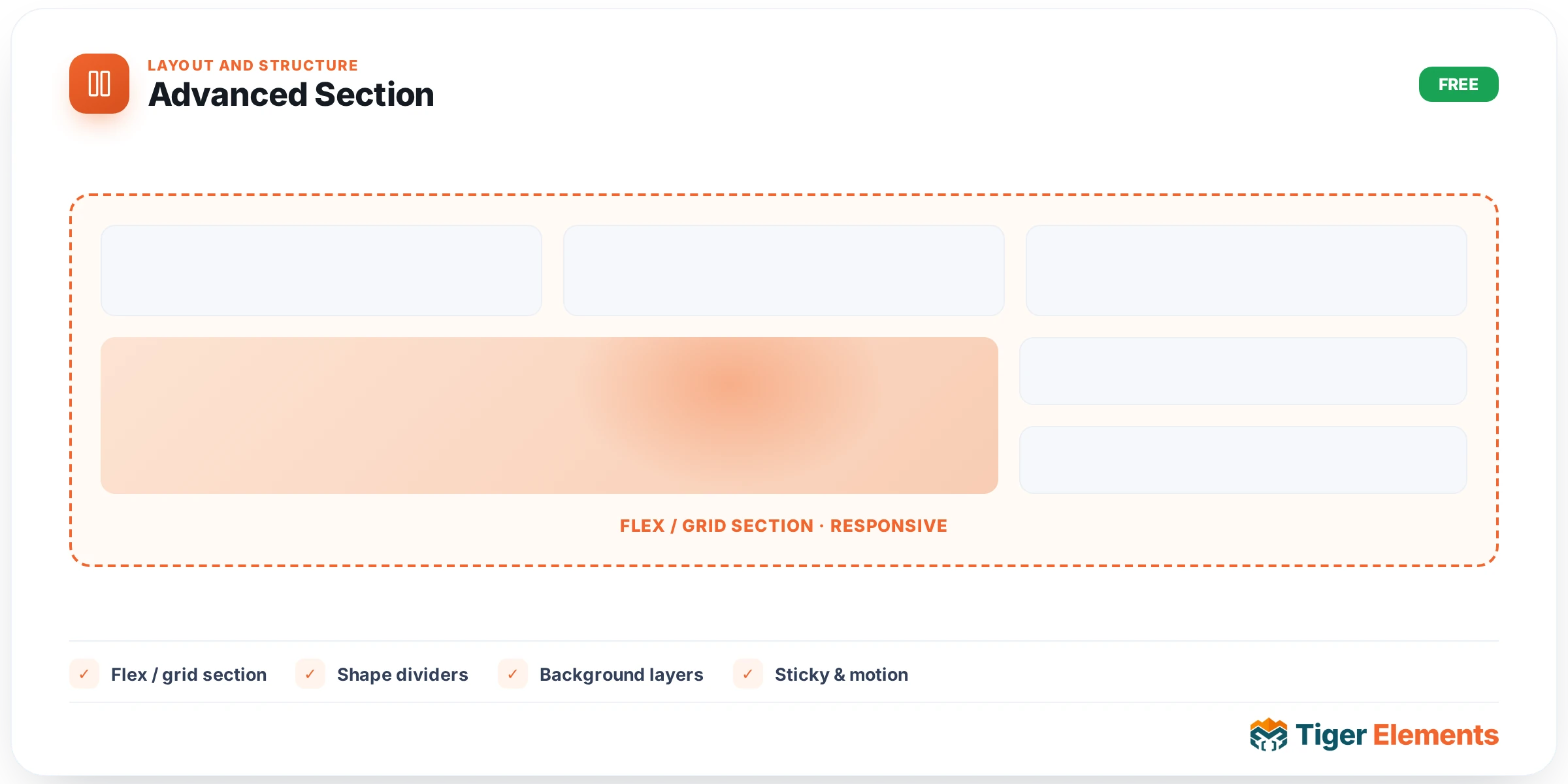 Advanced Section — features & options
