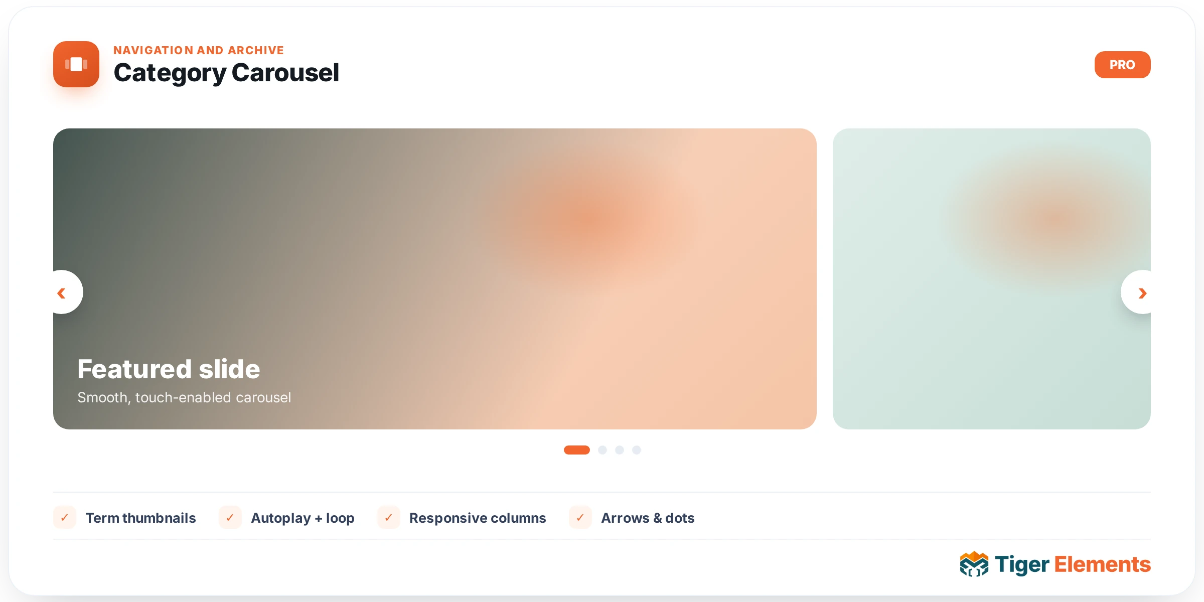 Category Carousel — features & options