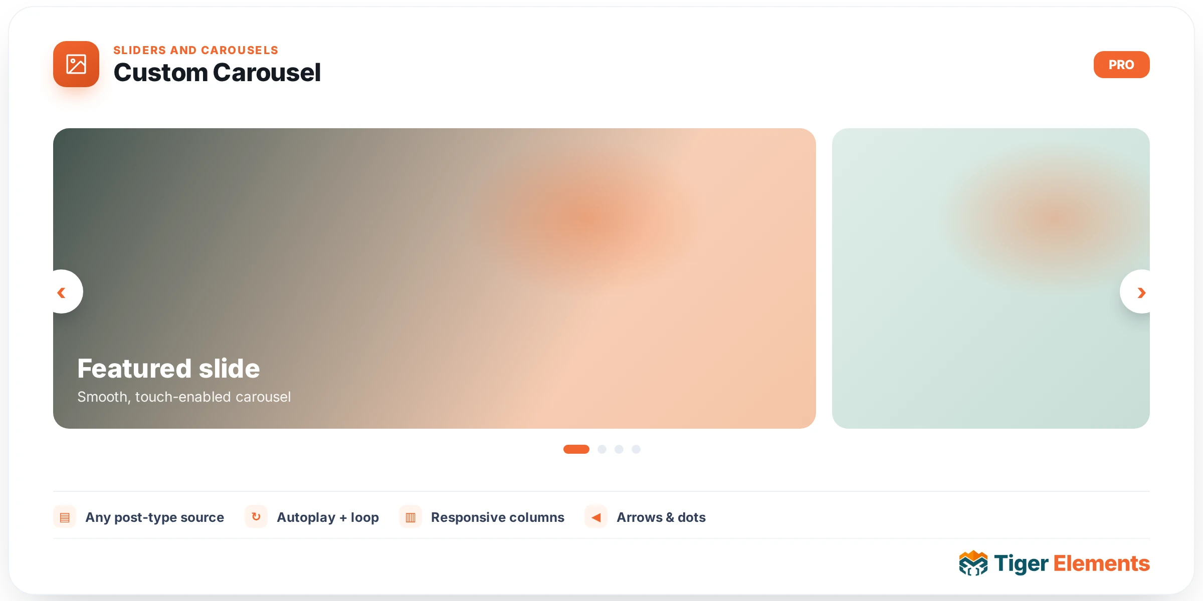 Custom Carousel — features & options