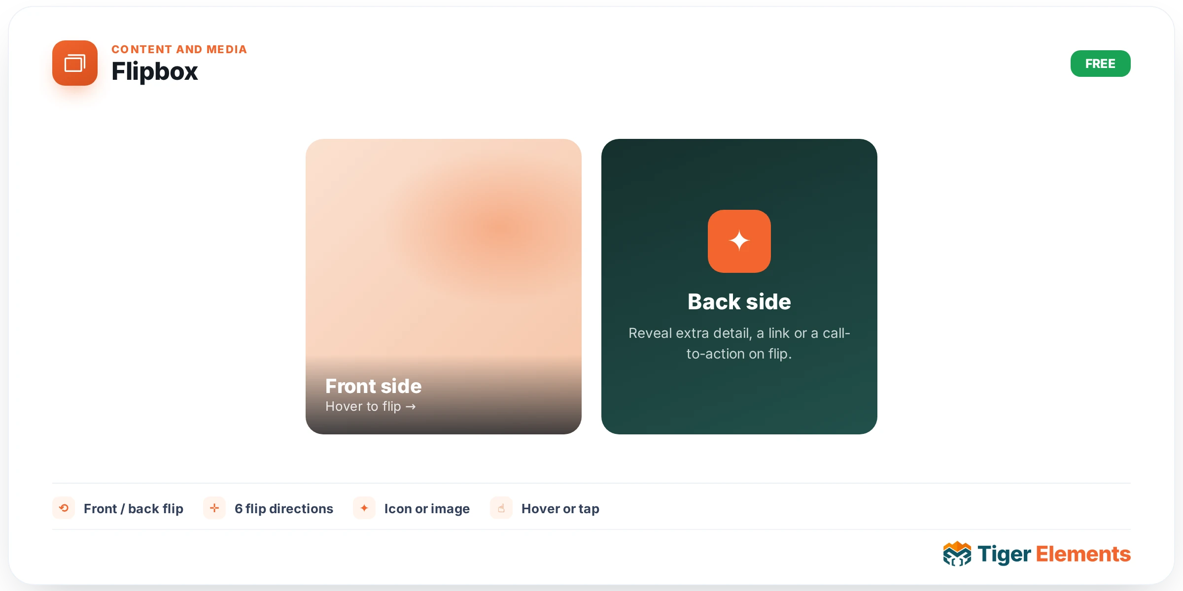 Flipbox — features & options