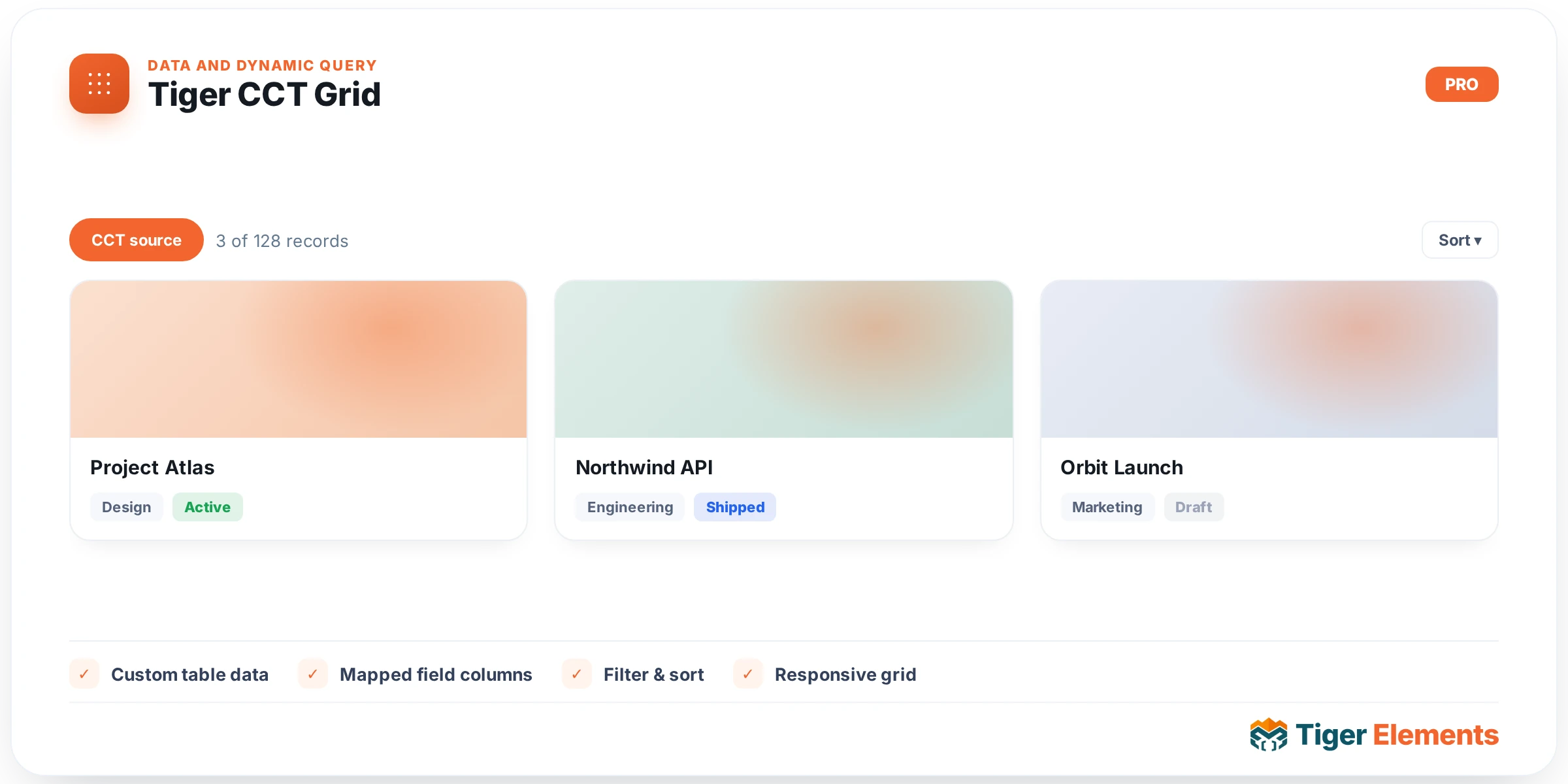 Tiger CCT Grid — features & options