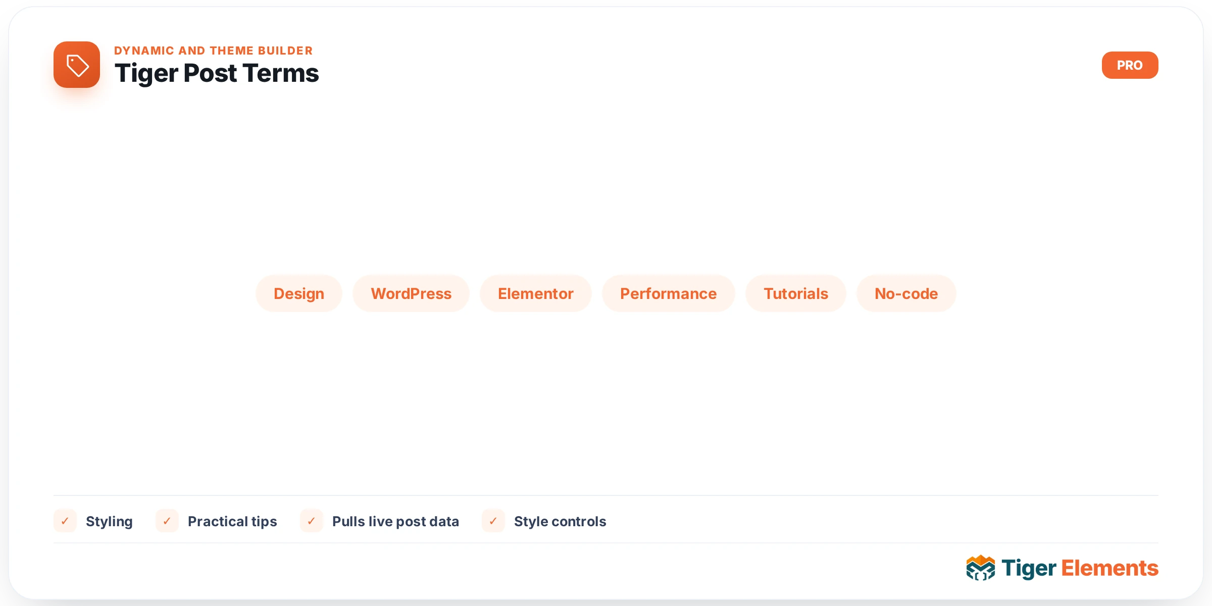 Tiger Post Terms — features & options