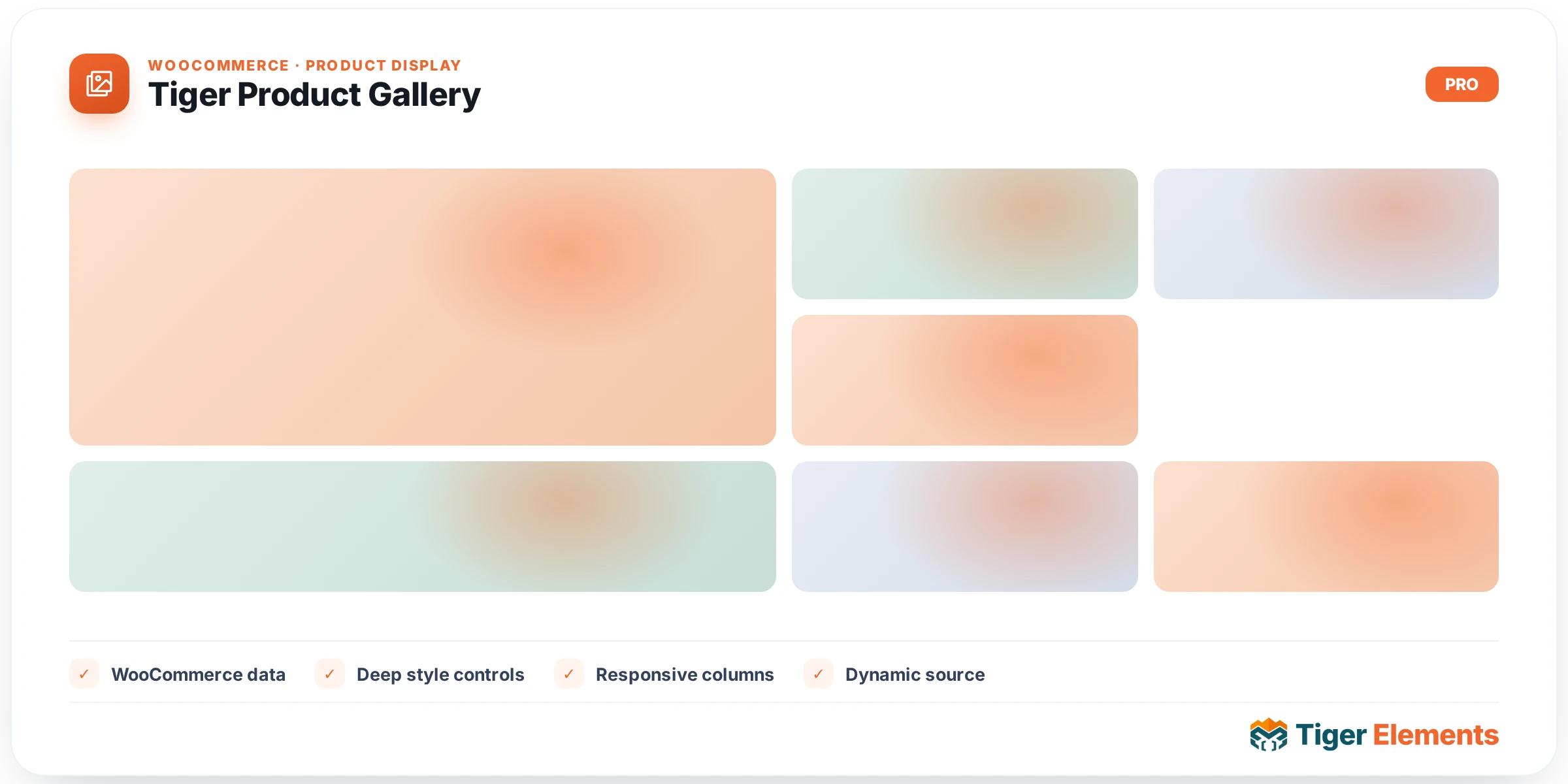 Tiger Product Gallery — features & options